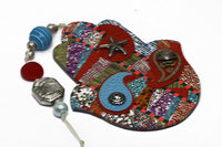 Geometric Hamsa Wall Hanging Hamsa Home Decor Judaica Wall Art