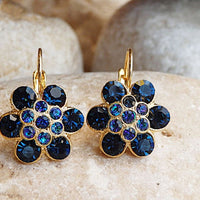 Giff For Moms. Navy Blue Rebeka Earrings. For Wife. For Friendship