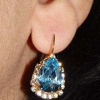 Gift For Her. Red Rebeka Earrings