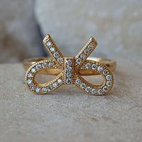 Gold Bow Ring