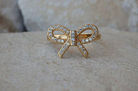 Gold Bow Ring