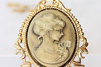 Gold Cameo Pendant