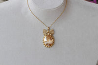 Gold Champagne Necklace