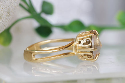 Gold Champagne Ring