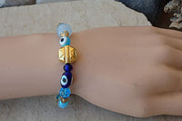 Gold Evil Eye Bracelet