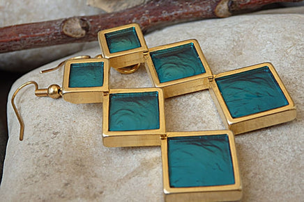 Gold Geometric Earrings