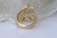 Gold Horse Ring