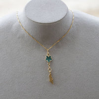 Gold Israel Necklace