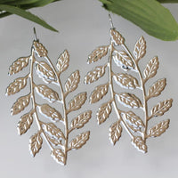 Gold Leaf Earrings