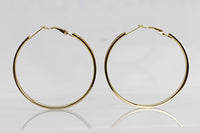 Gold Plated Hoops