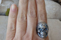 Gold Skull Ring