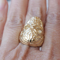 Gold Skull Ring