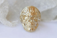 Gold Skull Ring