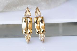 Gold Teardrop Earrings