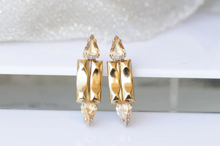 Gold Teardrop Earrings