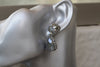 Gray Black Earrings