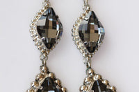 Gray Chandelier Earring