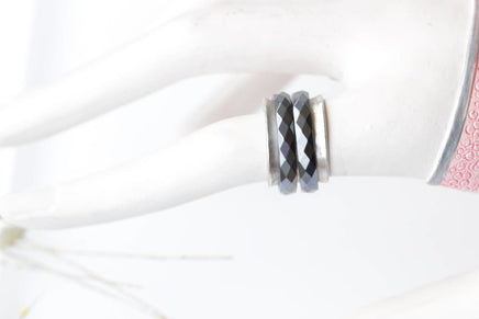 Gray Hematite Ring