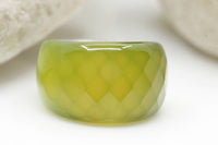 Green Agate Ring