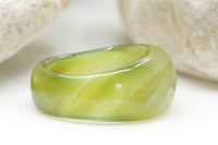 Green Agate Ring