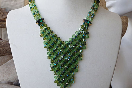 Green Beaded Necklace