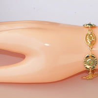 Green Claddagh Bracelet
