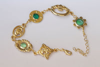 Green Claddagh Bracelet