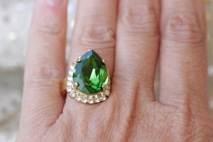 Green Cocktail Ring