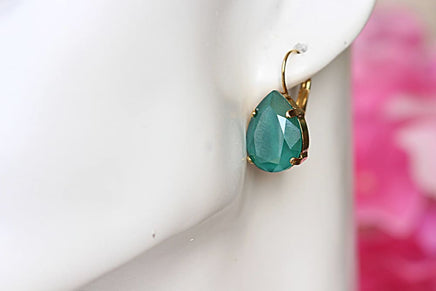 Green Dangle Earring