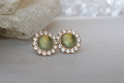 Green Earrings