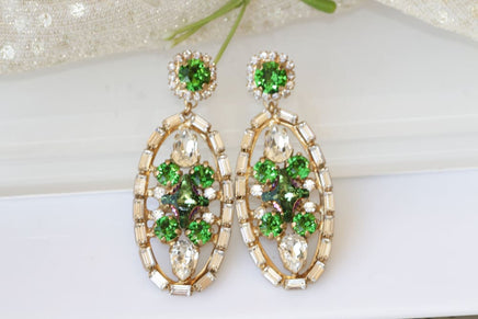 Green Earrings