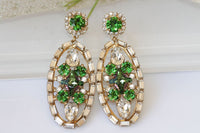 Green Earrings