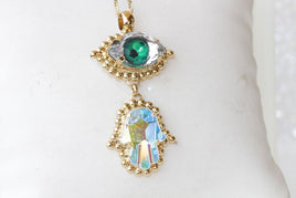 Green Eye Necklace