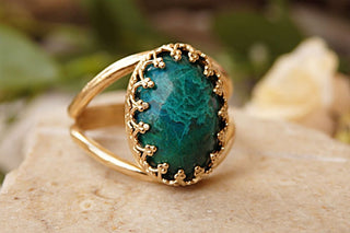 Green Gemstone Ring