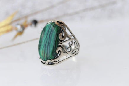 Green Malachite Ring