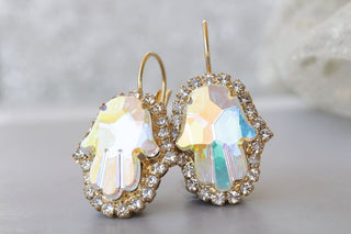 Hamsa Earrings