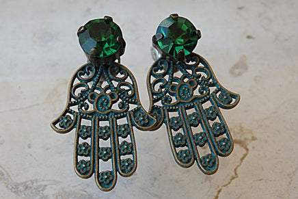 Hamsa Earrings