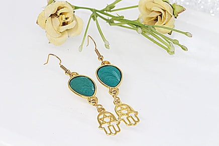 Hamsa Hand Earrings