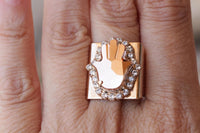 Hamsa Hand Ring