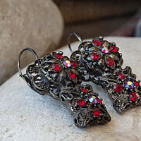 Handmade Red Earrings