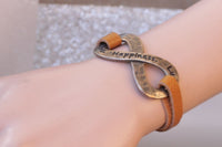 Happiness Leather Bracelet