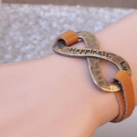 Happiness Leather Bracelet