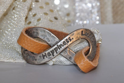 Happiness Leather Bracelet