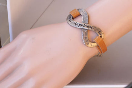 Happiness Leather Bracelet