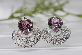 Heart Dangle Earring