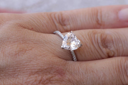 Heart Engagement Ring