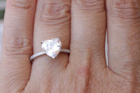 Heart Engagement Ring