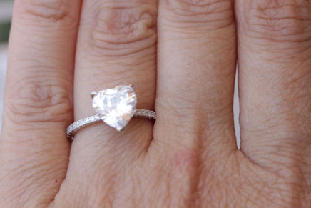 Heart Engagement Ring