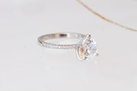 Heart Engagement Ring