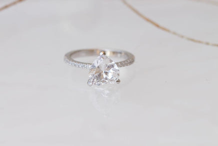 Heart Engagement Ring